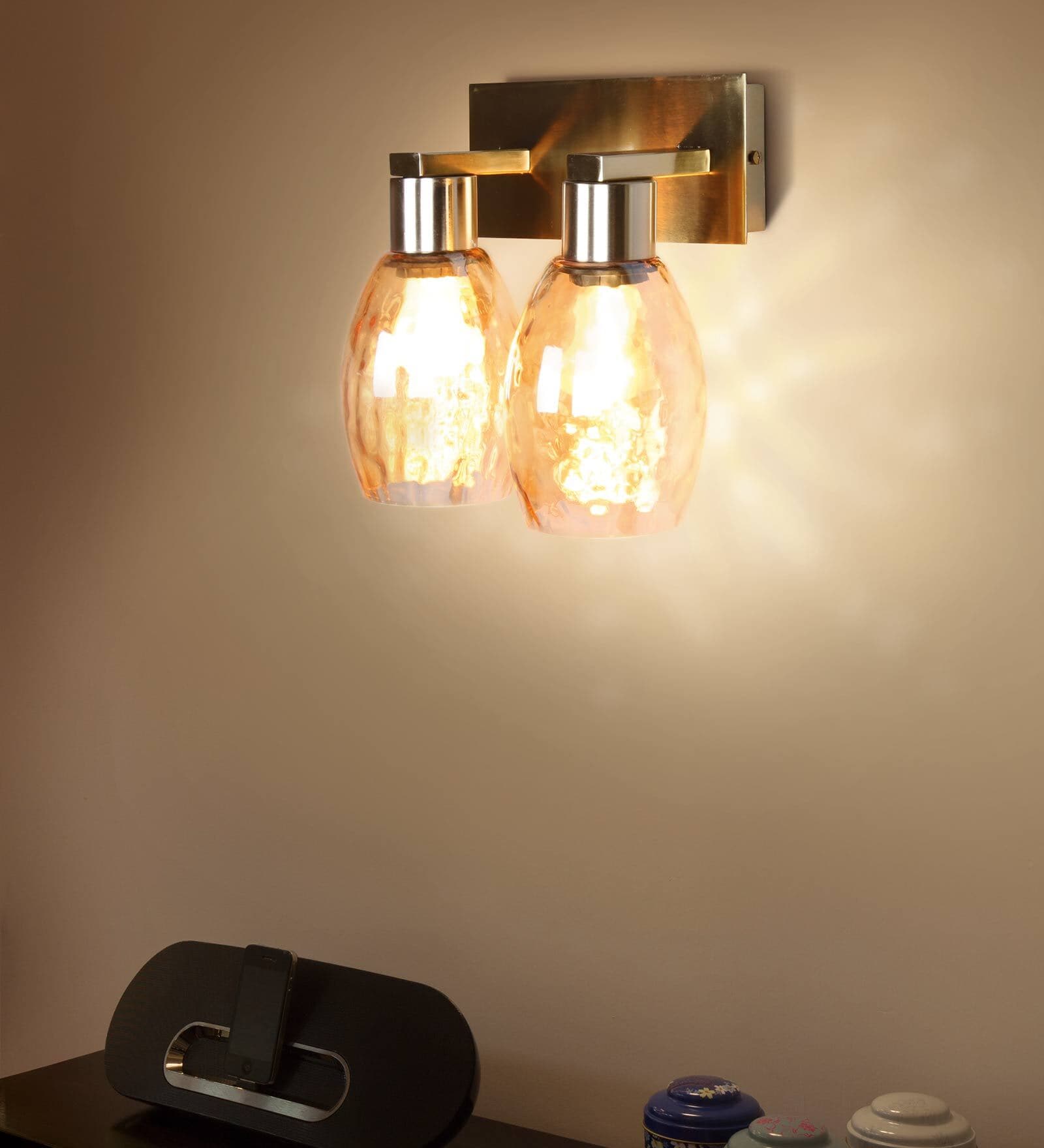 58071 Grandeur Wall Light Double
