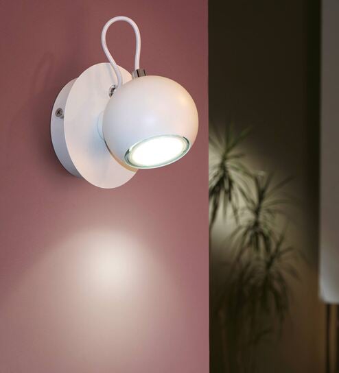 Aspire Metal 10 W LED Novelty Wall Light (White)