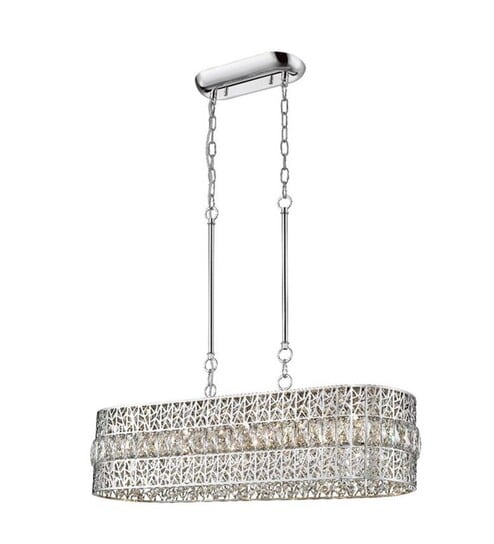 581886 Corona Pendant Crystal Ss Chrome G9 5*Max 42W