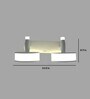 Duo Metal LED Novelty Wall Light (Grey)