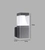 58170 Pylon Wall Lantern LED Black 1x9W