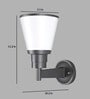 58174 Glide Wall Lantern Black E27