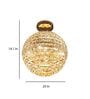 Faraday Gold Crystal Globe Chandelier