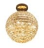 Faraday Gold Crystal Globe Chandelier
