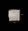 Splendora Metal Flush Mount Wall Light (Chrome)