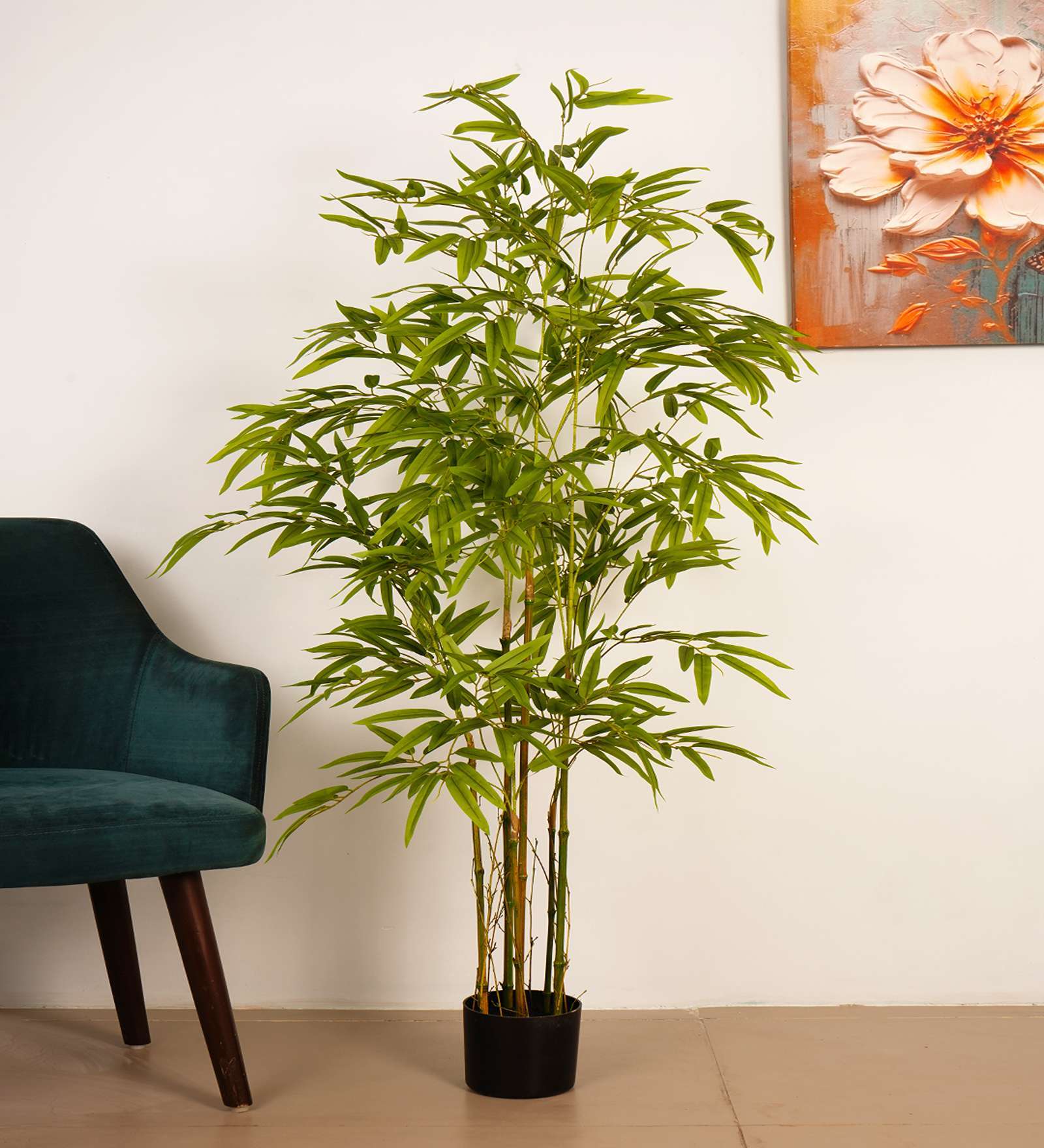 5Ft Artificial Bamboo Tree Plant with Pot