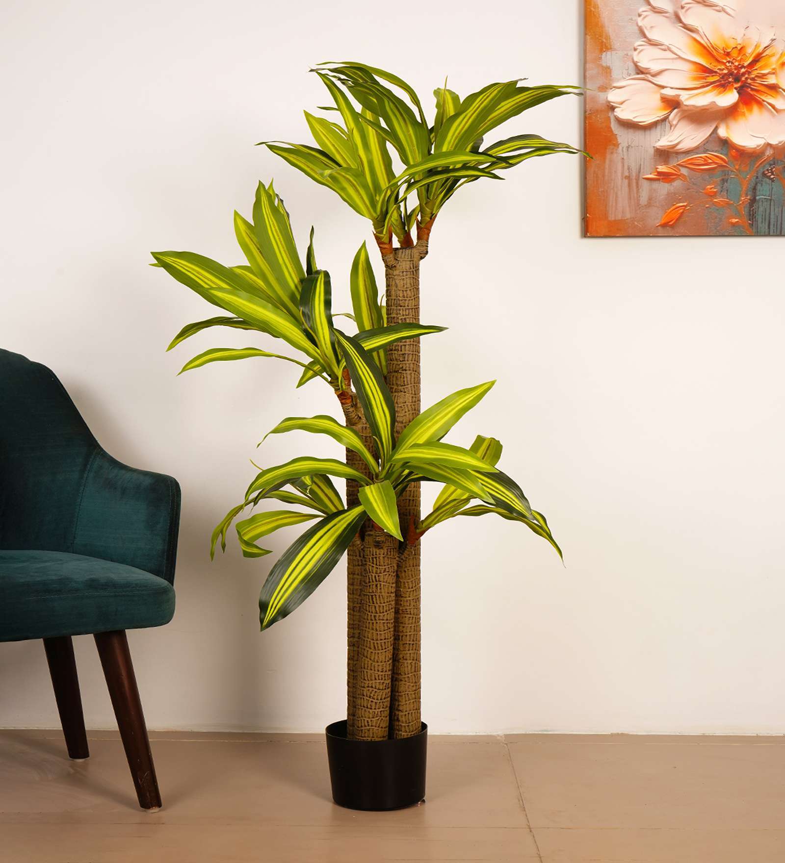 5Ft Artificial Dracaena Reflexa Tree Plant with Pot