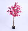 5Ft Artificial Bougainvillea Flower Tree Plant with Pot