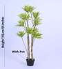 5Ft Artificial Dracaena Reflexa Tree Plant with Black Pot