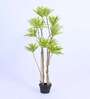 5Ft Artificial Dracaena Reflexa Tree Plant with Black Pot