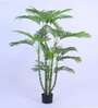 5Ft Artificial Golden Areca Palm Plant with Black Pot
