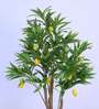 5Ft Artificial Mango Plant with Black Pot