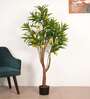 5Ft Artificial Mango Plant with Black Pot