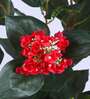 5Ft Artificial Red Hydrangea Tree Plant with Pot