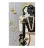 5x3 Ft Abstract Radha Krishna 3D Relief Mural Wall Art
