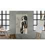 5x3 Ft Abstract Radha Krishna 3D Relief Mural Wall Art
