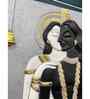 5x3 Ft Abstract Radha Krishna 3D Relief Mural Wall Art