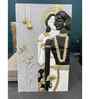 5x3 Ft Abstract Radha Krishna 3D Relief Mural Wall Art