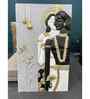 5x3 Ft Abstract Radha Krishna 3D Relief Mural Wall Art