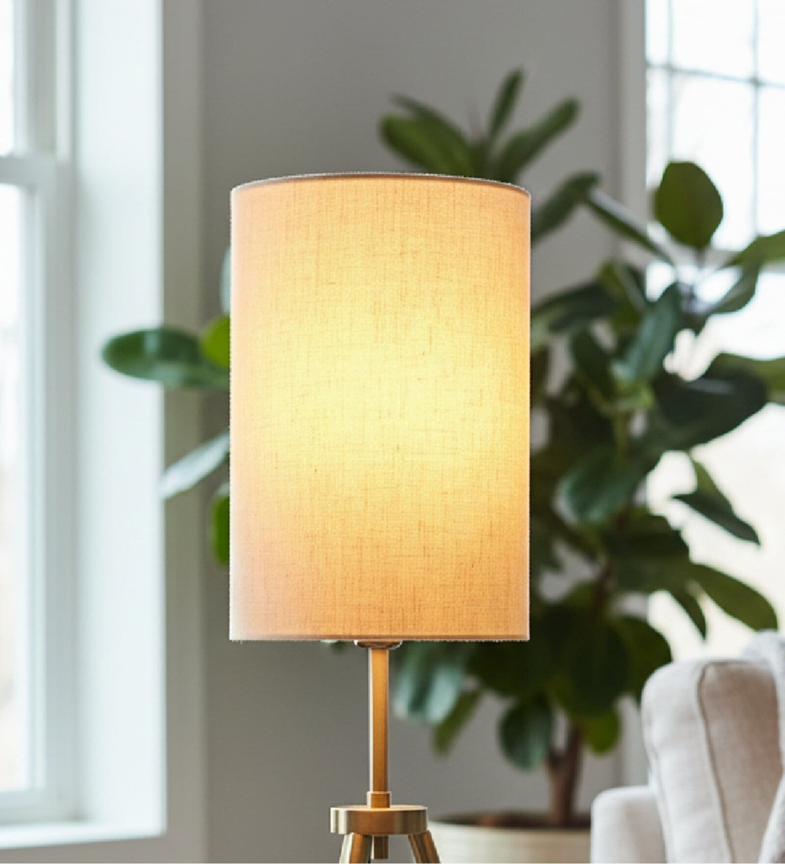 6-Inch Flex Fabric Cylinder Lampshade