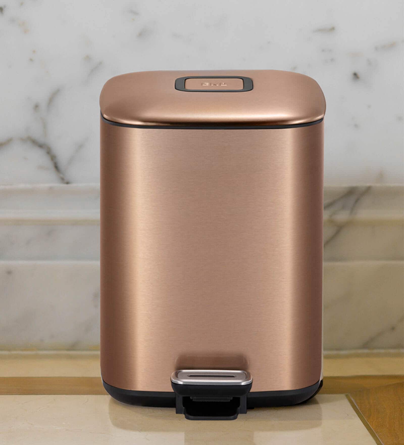 Copper 6 Ltr Stainless Steel Step Dustbin