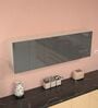 6 Door Mirror Glossy triple layered UV Resistant handless cabinet in Grey Finish