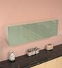 6 Door Mirror Glossy triple layered UV Resistant handless cabinet in Pista Light Finish