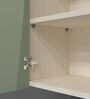 6 Door Mirror Glossy triple layered UV Resistant handless cabinet in Pista Light Finish