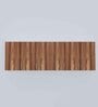 6 Doors Modular Wall Mounted Kitchen Cabinet with Adjustable Shelf in Aisan Walnut & Highland Pine Finish
