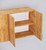 6 Doors Modular Wall Mounted Kitchen Cabinet with Adjustable Shelf in Plateau Apple Finish