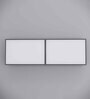 6 Doors Modular Wall Mounted Kitchen Cabinet with Adjustable Shelf in Slate Grey Finish