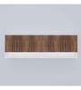 6 Doors Modular Wall Mounted Kitchen Cabinet with Organizer Shelf in Cochwood Brown & Highland Pine Finish