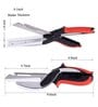 Universal 6 in 1 Smart Black & Red Stainless Steel Cooking Knife