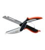 Universal 6 in 1 Smart Black & Red Stainless Steel Cooking Knife