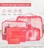 Pink 6-in-1 Travel Packing Cube Set