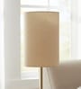6-Inch Beige Fabric Cylinder Lampshade