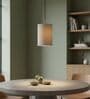 6-Inch Beige Fabric Cylinder Pendant Light