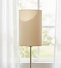6-Inch Cream Fabric Cylinder Lampshade