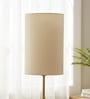 6-Inch Cream Fabric Cylinder Lampshade