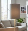 6-Inch Dark Green Fabric Cylinder Lampshade