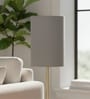 6-Inch Dark Green Fabric Cylinder Lampshade