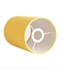6-Inch Dark Yellow Fabric Cylinder Lampshade