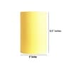 6-Inch Dark Yellow Fabric Cylinder Lampshade