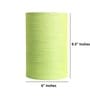 6-Inch Green Texture Fabric Cylinder Lampshade