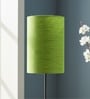 6-Inch Green Texture Fabric Cylinder Lampshade
