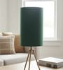 6-Inch Grey Fabric Cylinder Lampshade