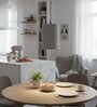 6-Inch Grey Fabric Cylinder Pendant Light