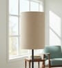 6-Inch Premium Jute Fabric Cylinder Lampshade
