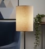 6-Inch Premium Jute Fabric Cylinder Lampshade