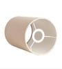 6-Inch Premium Jute Fabric Cylinder Lampshade